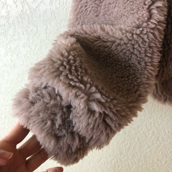 🆕✨ AVEC LES FILLES Teddy Bomber Jacket - Picture 4 of 9